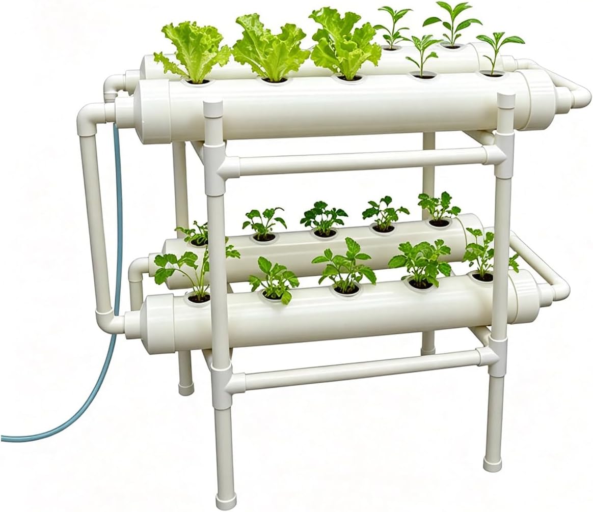 Hydroponic Kit - Hydroponic Growing System 20 Holes 4