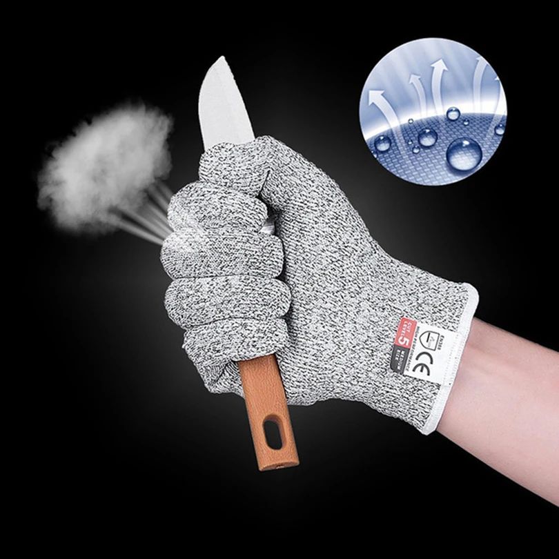 Garden Gloves - HPPE Level 5 Anti-Cut Gloves Kitchen
