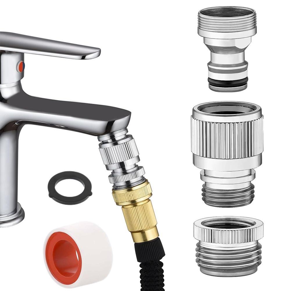 Trowel Garden Tools - Faucet Adapter Set for Garden Hose