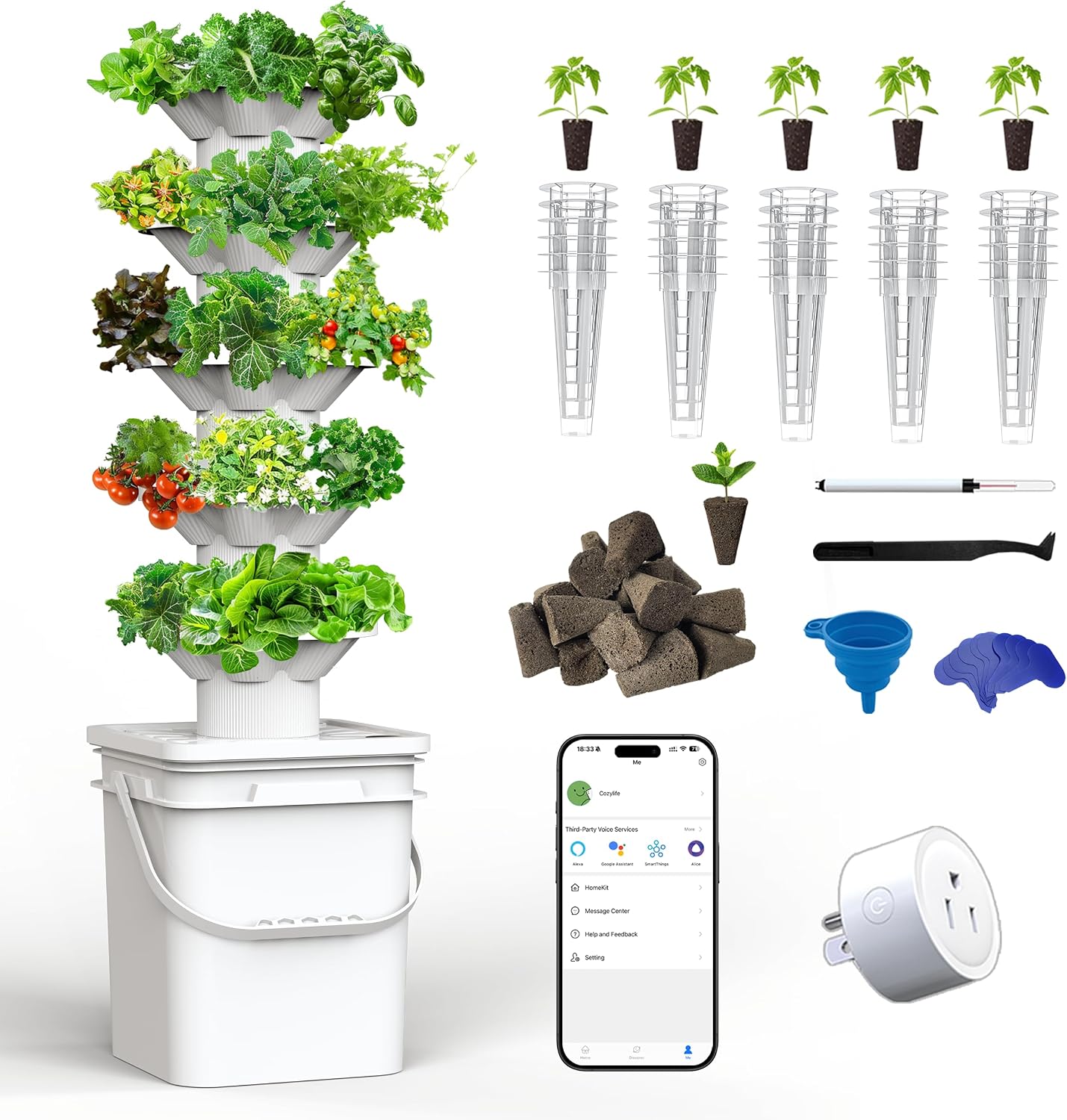 Hydroponic Kit - Hydroponics Growing System Kit 5 Layer