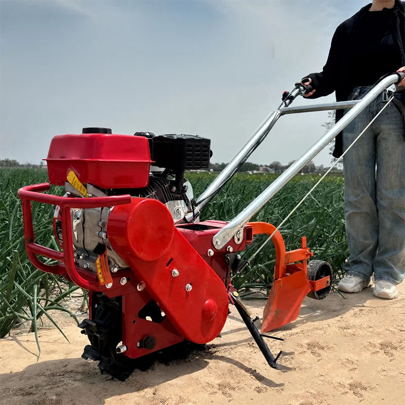 Pruning Shears - Low-Profile Tracked Micro-Tiller Petrol-Powered Multi-Function Machine