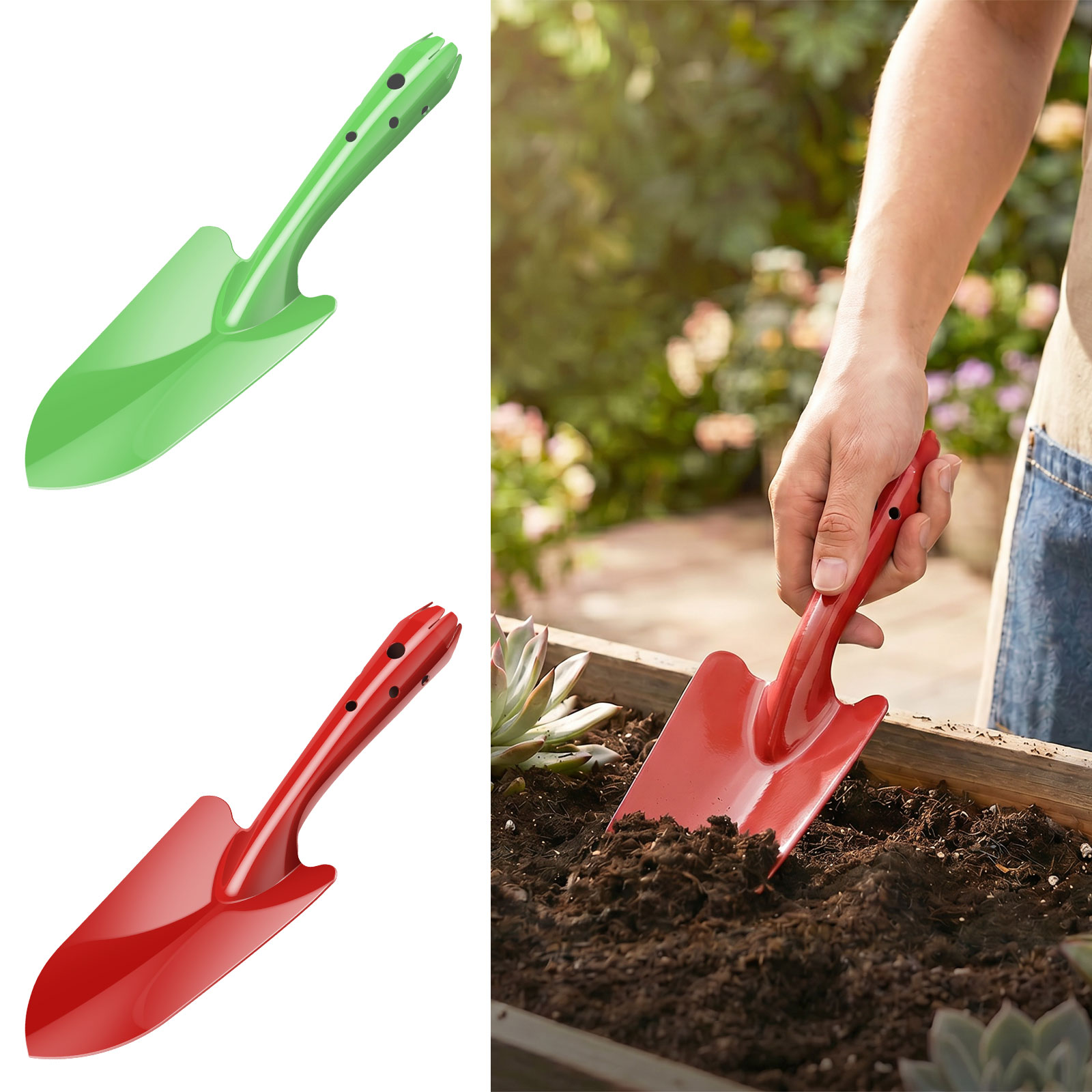 Trowel Garden Tools - Garden Trowel Rust Resistant Metal Garden