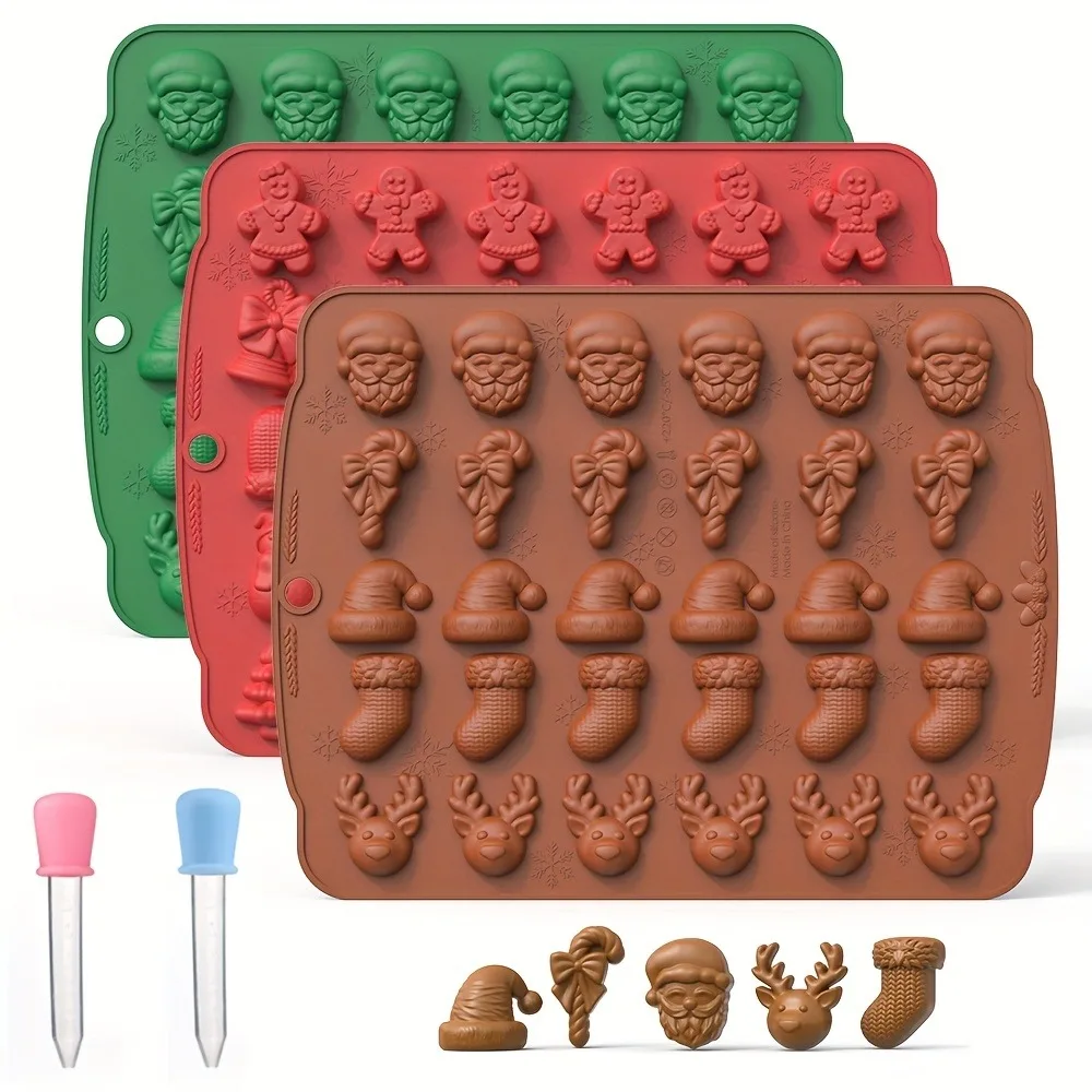 Garden Gloves - Christmas Silicone Chocolate Mold Gingerbread Man