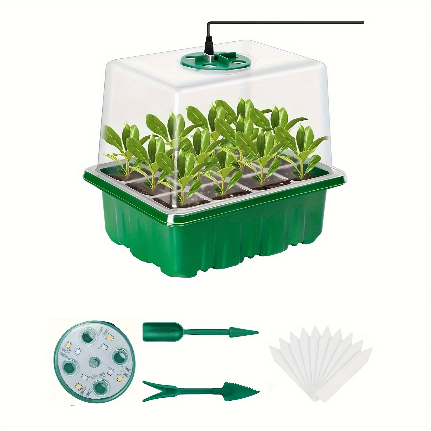 Grow Light Led - Seedling Starter Kit - 1/2/3 Sets,