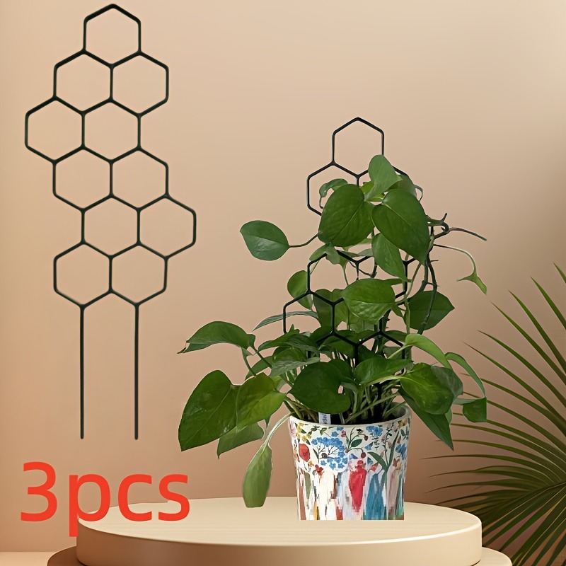 Indoor Herb Garden - 3Pcs Plant Support Frame Climbing Rack