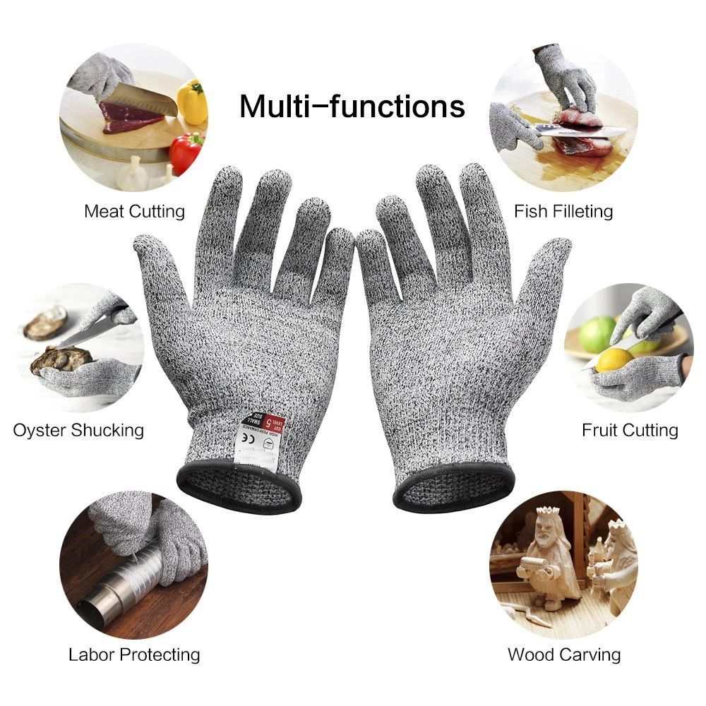 Garden Gloves - Level 5 HPPE Building Cutting Gloves