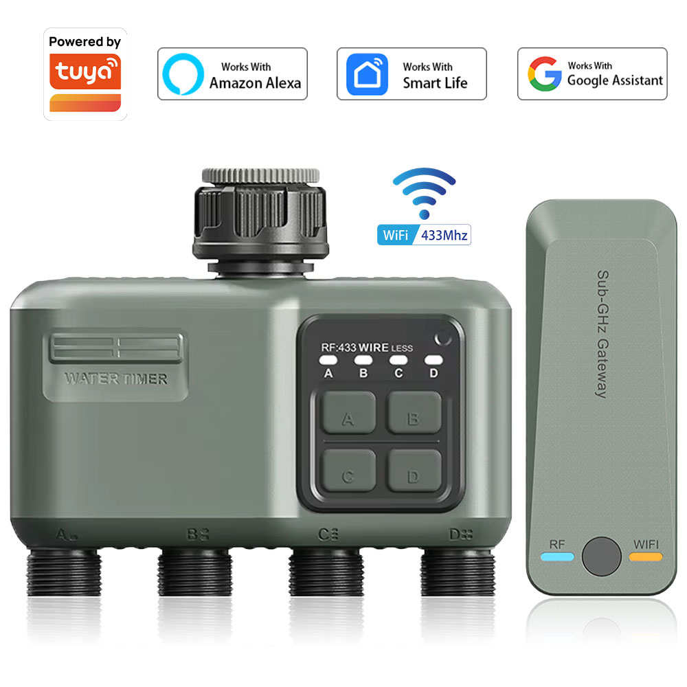 Trowel Garden Tools - 4 Outlet Programmable Water Timer for