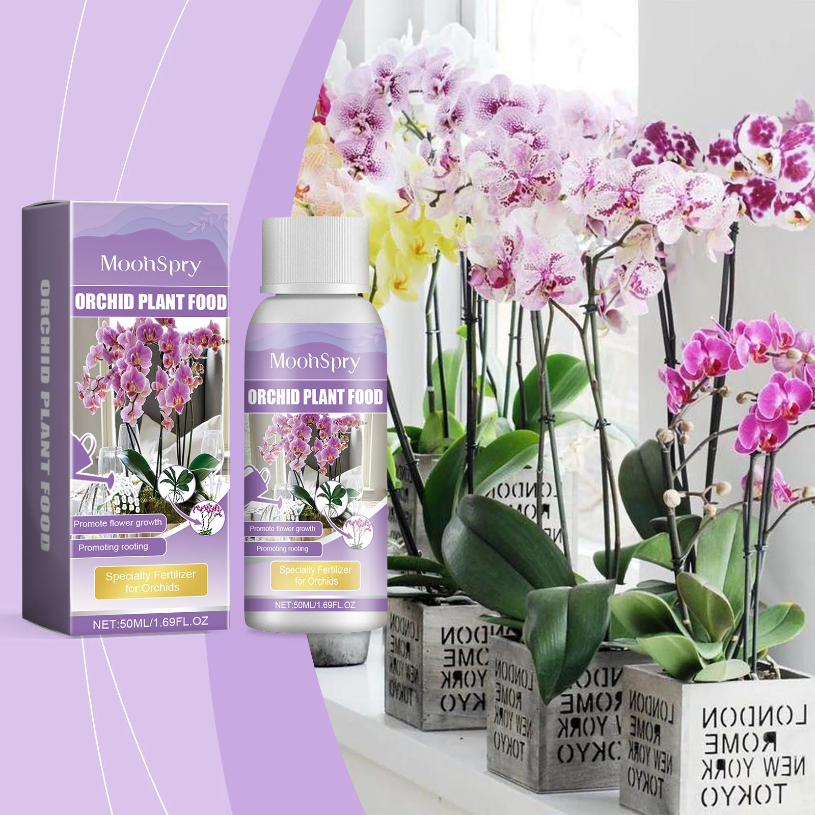 Orchid Plant Growth Agent - Fl - Plant Pot 评论和价格
