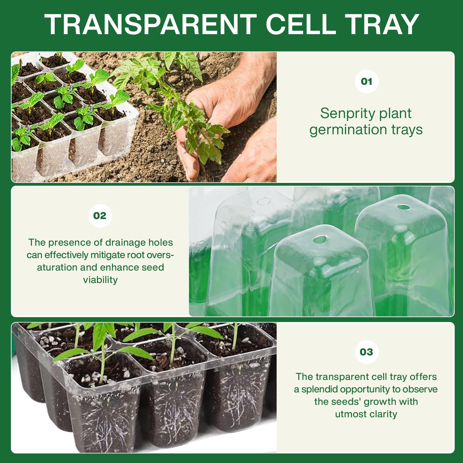 Seed Starter Tray with Plant L - Seed Starter Tray 评论和价格