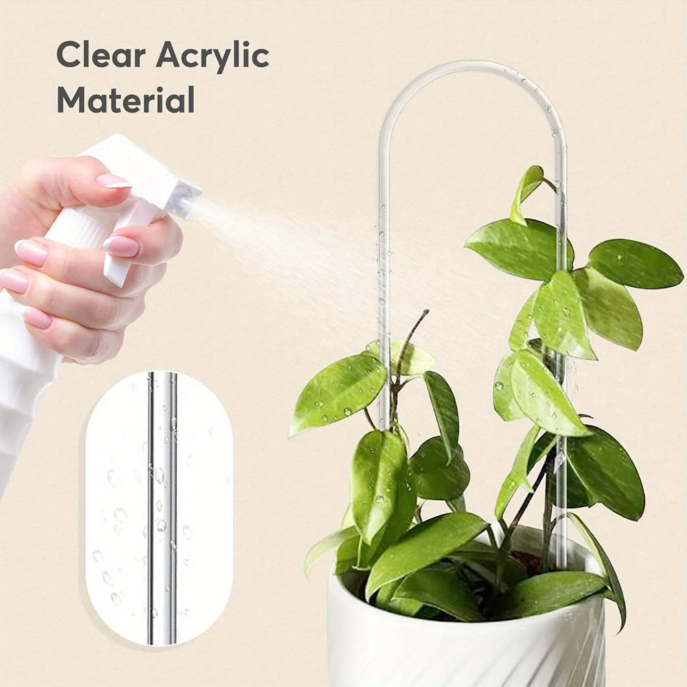 2pcs Acrylic U-shaped Plant Ra - Indoor Herb Garden 评论和价格