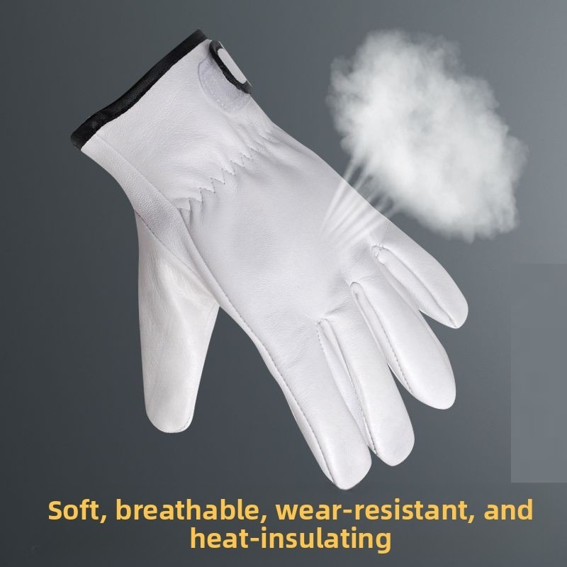 a pair Work Gloves Sheepskin L - Garden Gloves 评论和价格