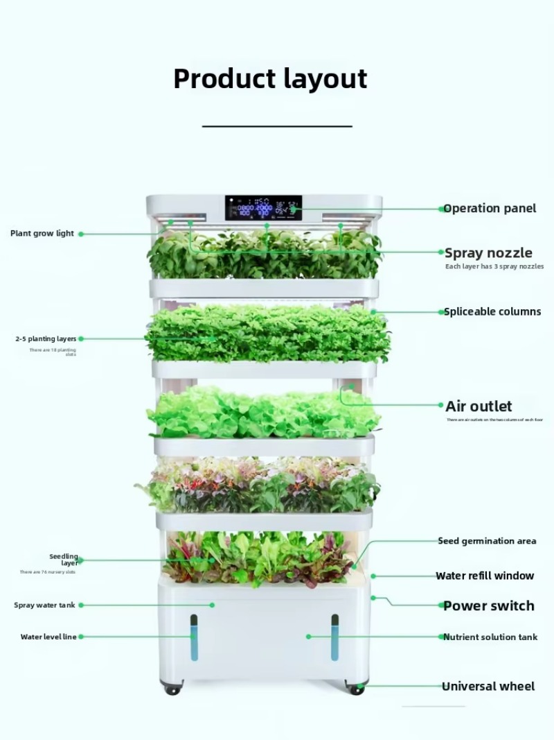 Intelligent soilless cultivati - Vertical Planter 评论和价格