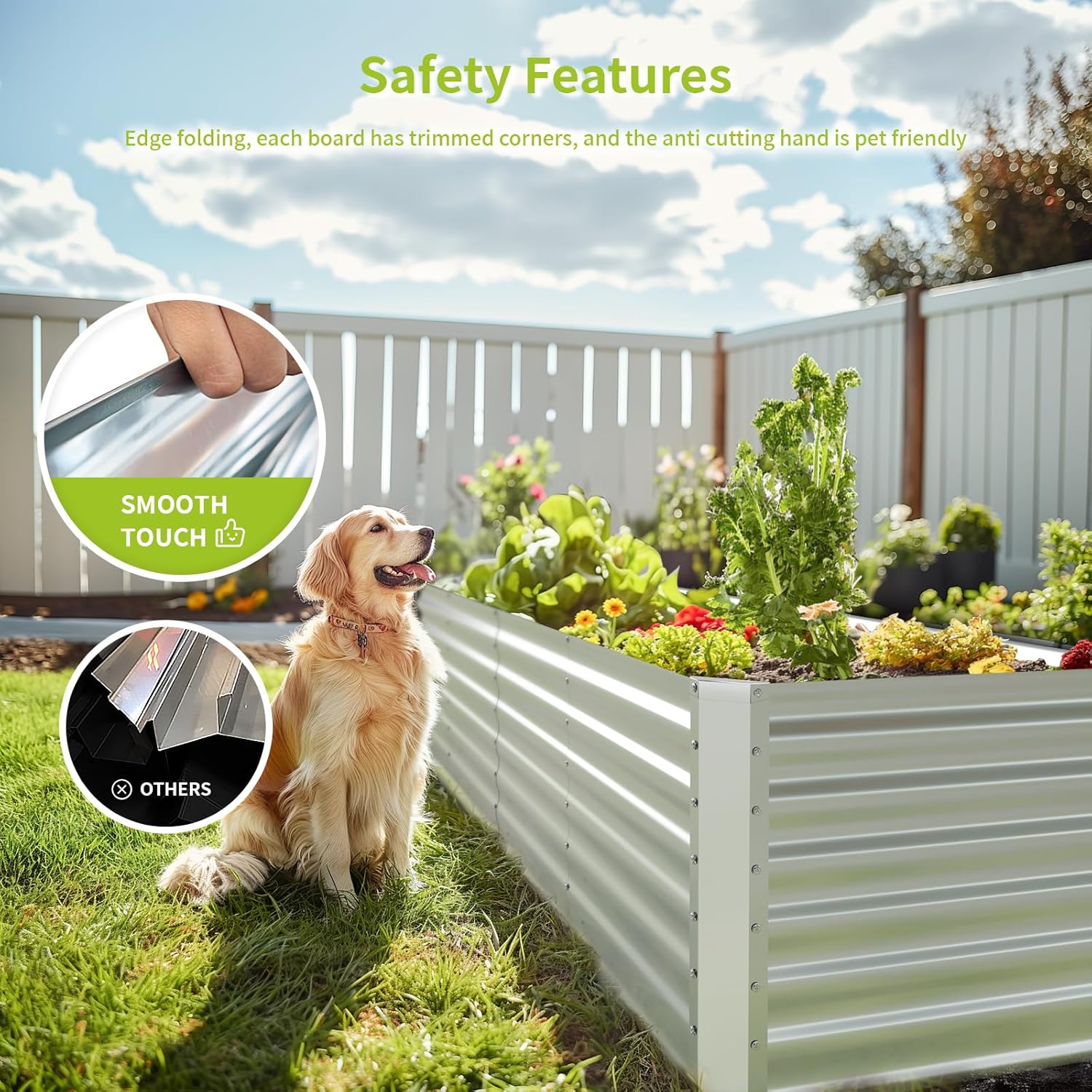Outdoor Galvanized Raised Gard - Raised Garden Bed 评论和价格