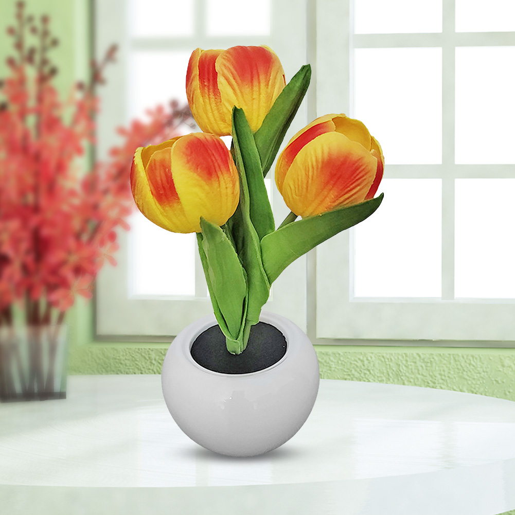 9x22cm Potted Plant Table Lamp - Plant Pot 评论和价格