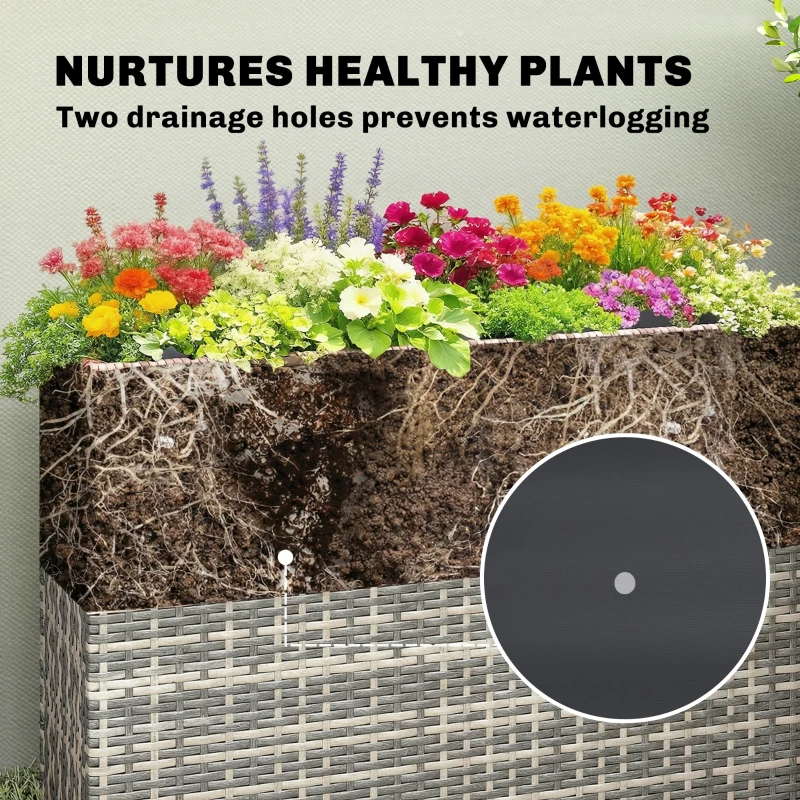 Patio Elevated Planter Box,Rai - Raised Garden Bed 评论和价格