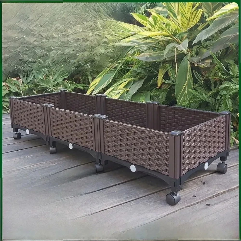 Extra Large Moving Wheel Veget - Vertical Planter 评论和价格