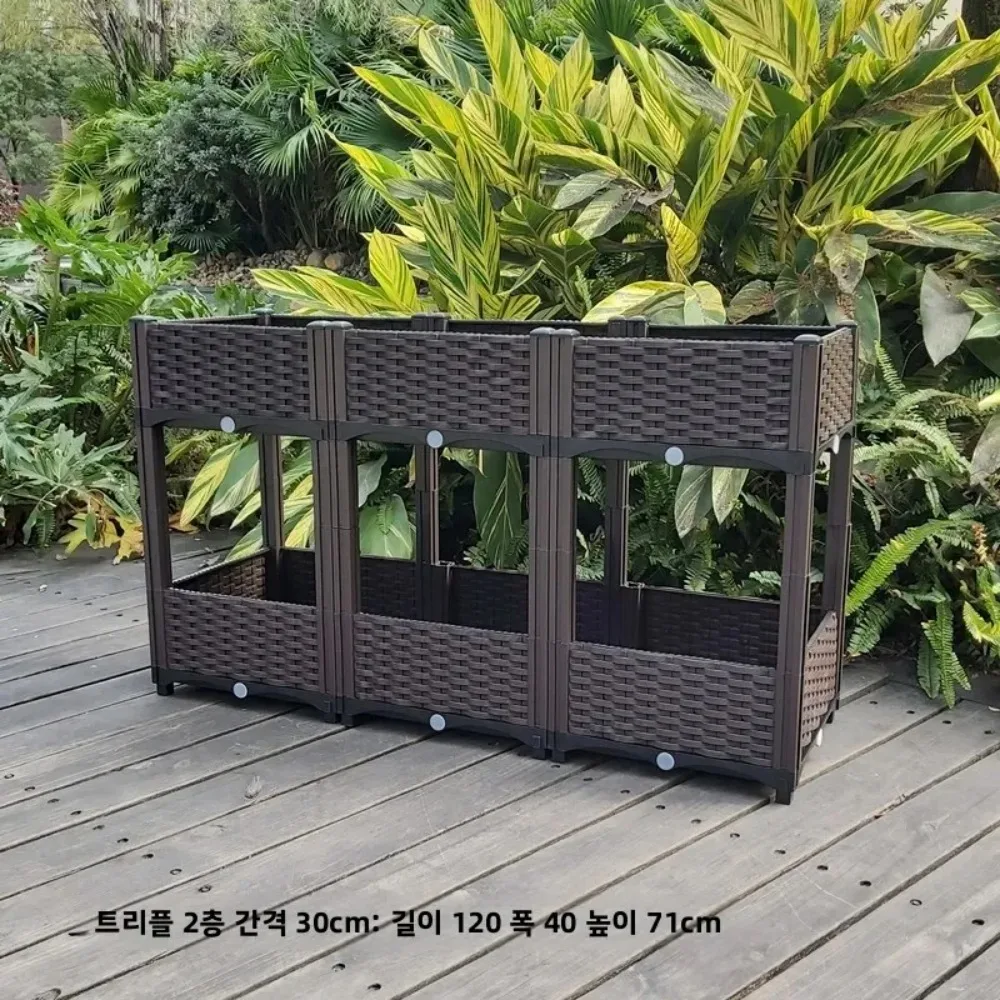 Extra Large Moving Wheel Veget - Vertical Planter 评论和价格