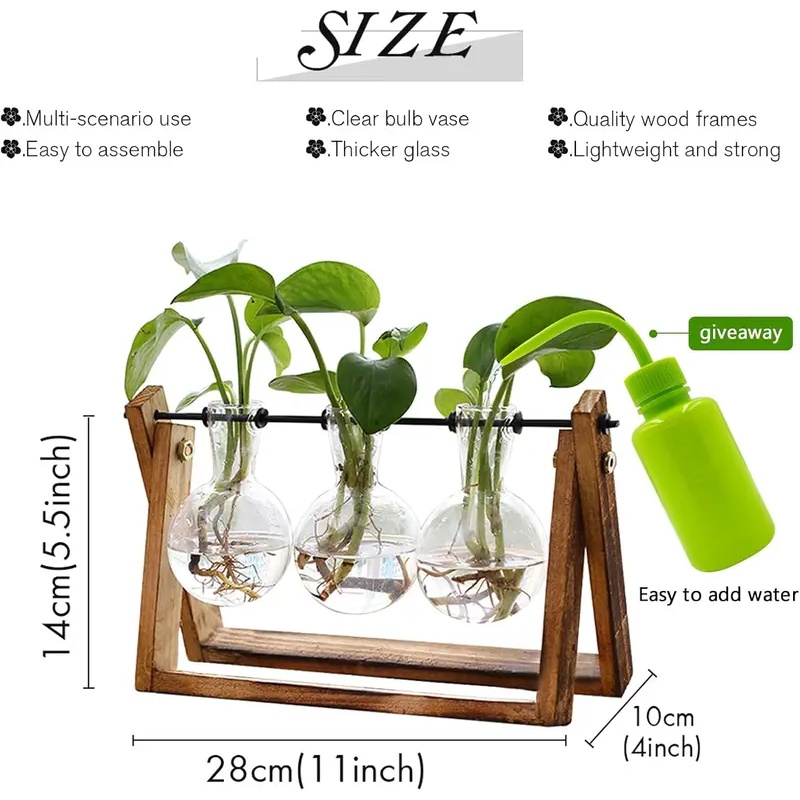 Wooden Stand Hydroponic Plant  - Hydroponic Kit 评论和价格