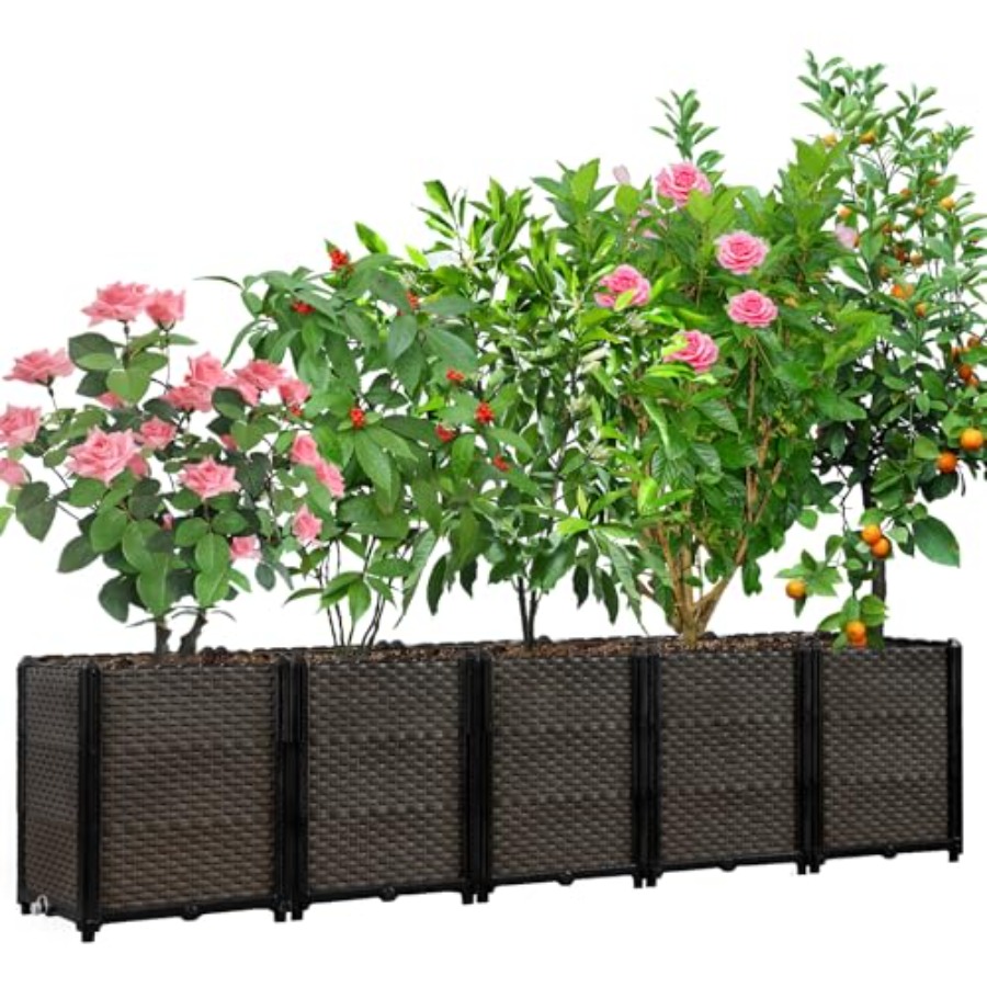 Outdoor self-watering raised p - Self Watering Planter 评论和价格