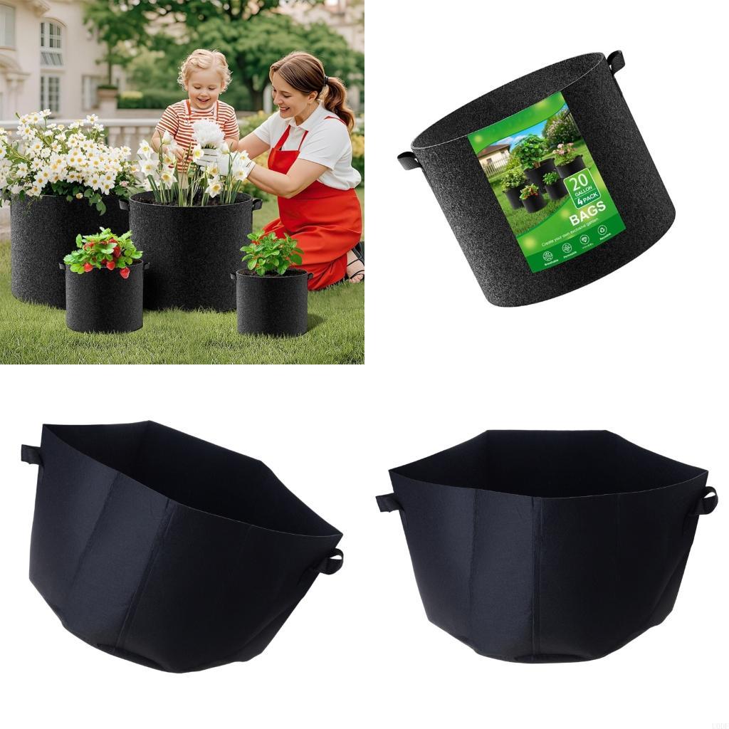   4x Reinforced Grow Pots Gard - Grow Bag 评论和价格