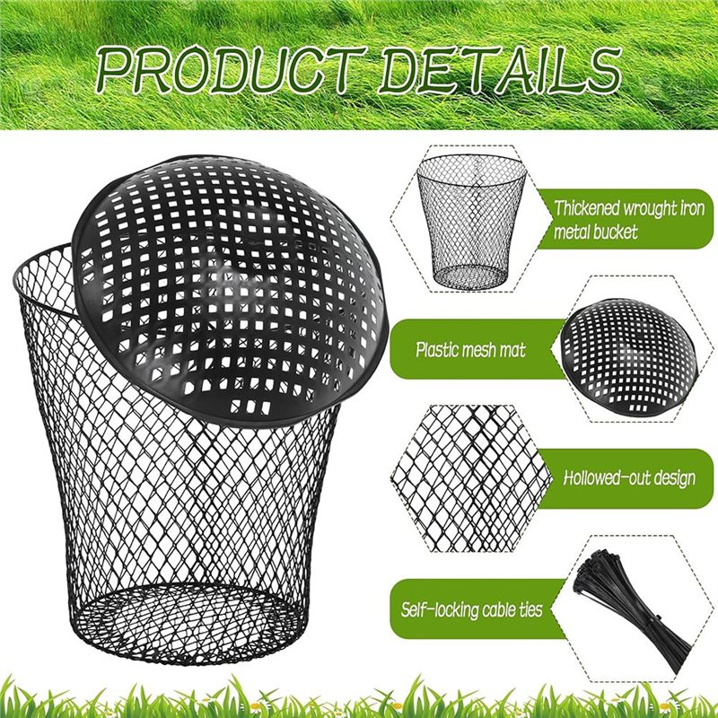 4 Pack Large Inground Worm Com - Compost Bin 评论和价格