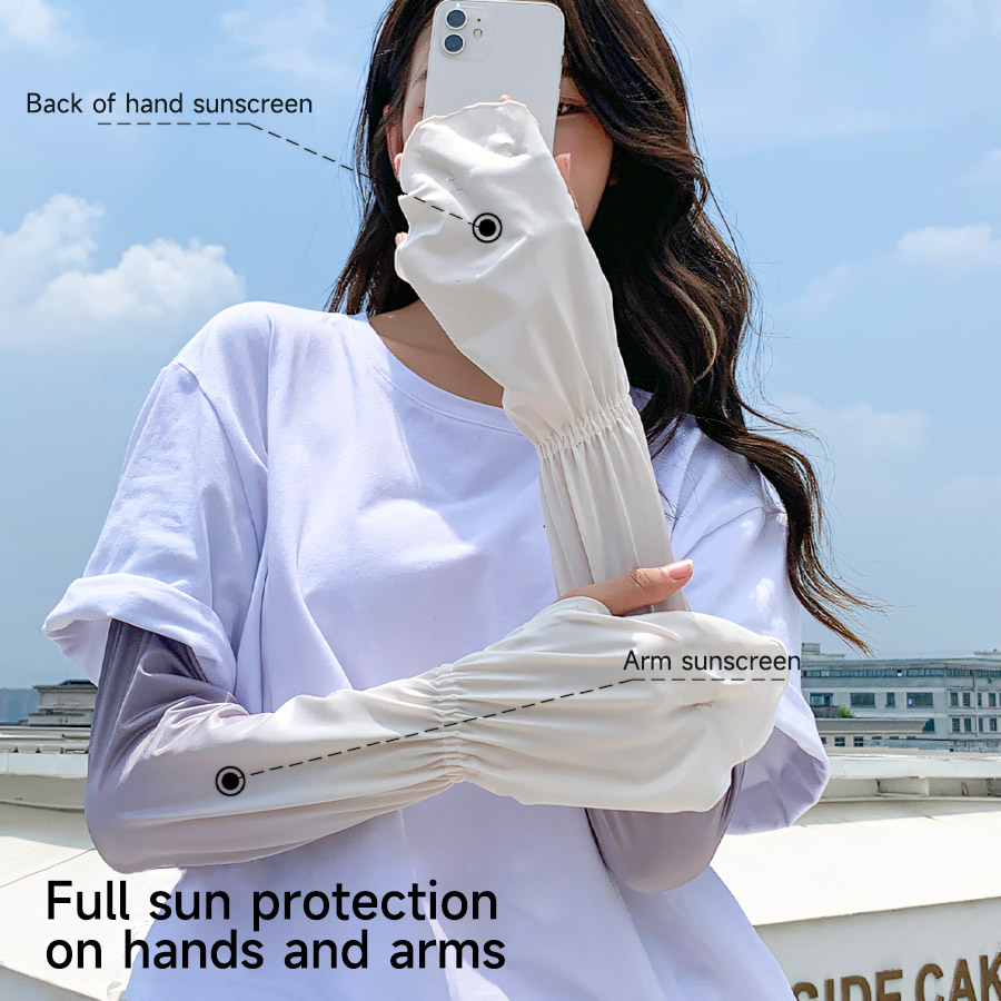 Driving Fingerless Sun Sleeves - Garden Gloves 评论和价格