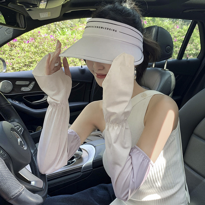 Driving Fingerless Sun Sleeves - Garden Gloves 评论和价格