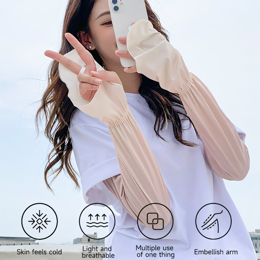 Driving Fingerless Sun Sleeves - Garden Gloves 评论和价格