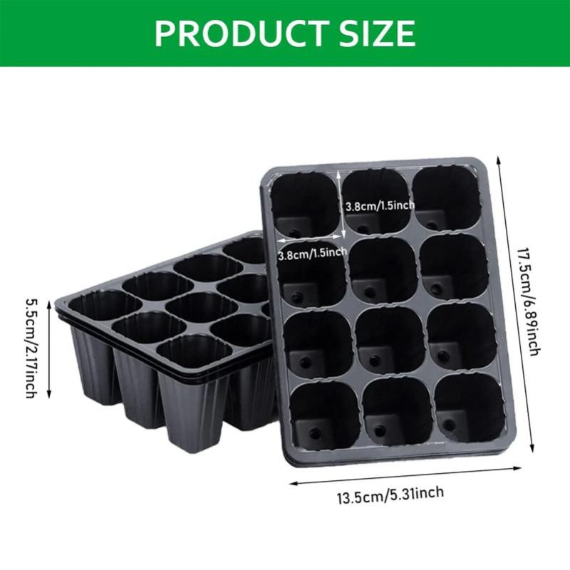 12 Holes Vegetable Seedling Po - Seed Starter Tray 评论和价格