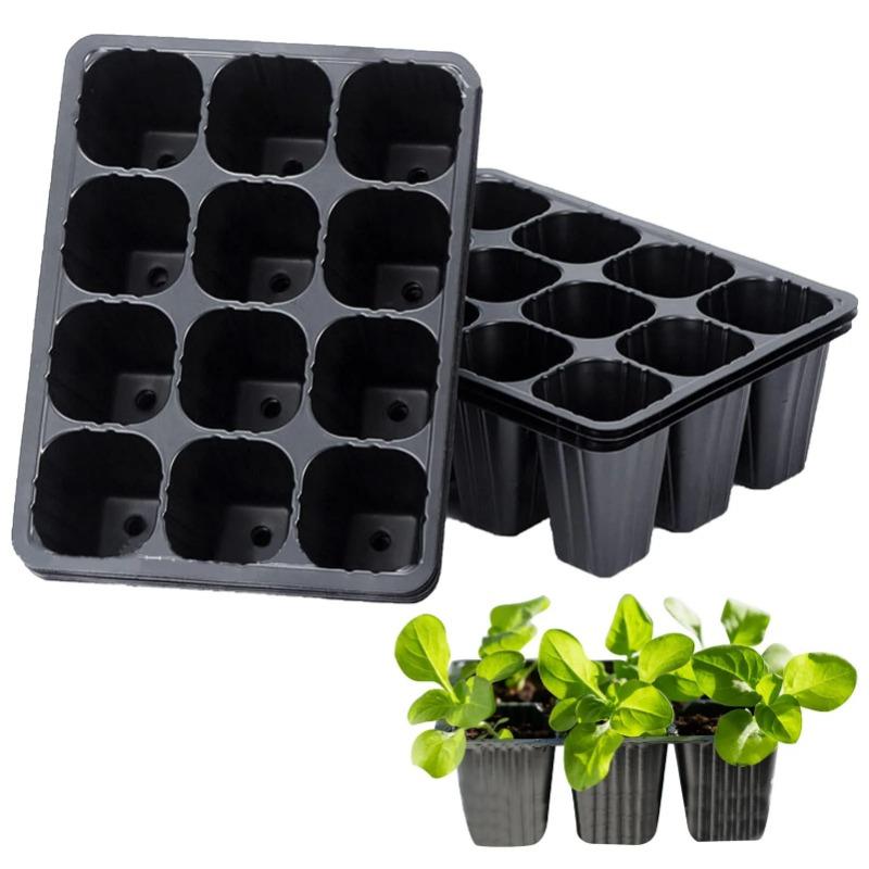 12 Holes Vegetable Seedling Po - Seed Starter Tray 评论和价格