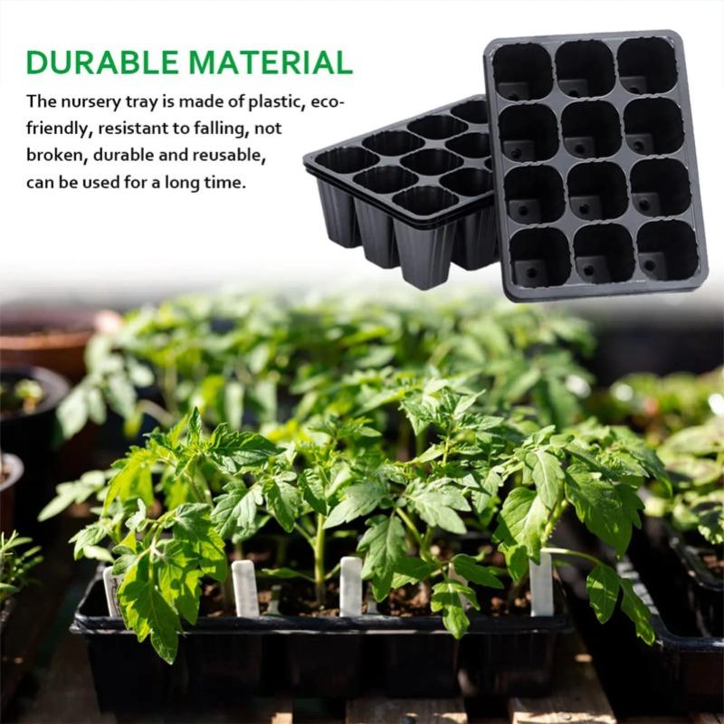12 Holes Vegetable Seedling Po - Seed Starter Tray 评论和价格