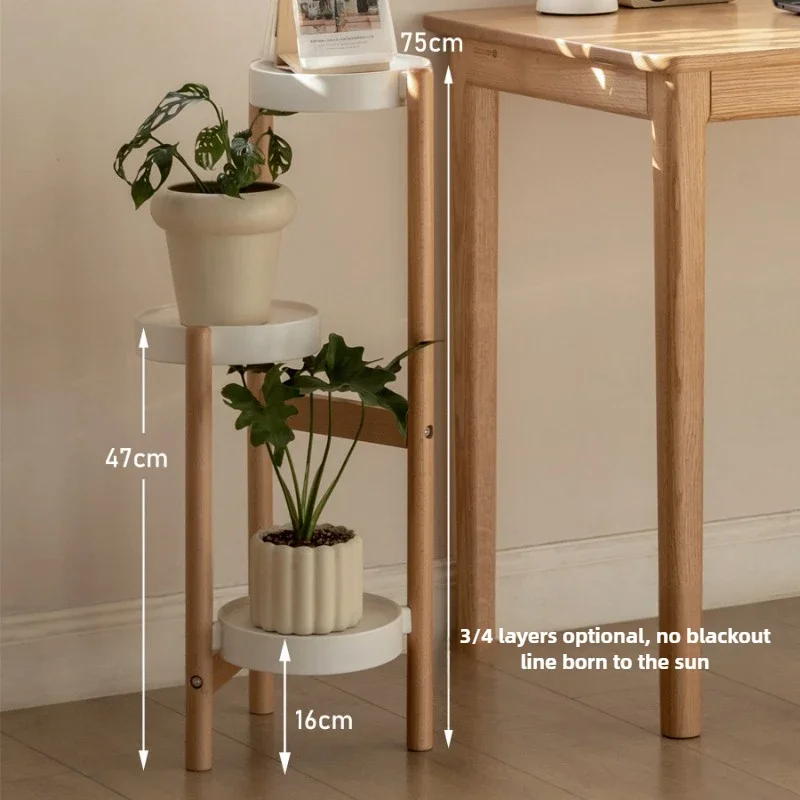 Solid Wood Tiered Plant Stand  - Indoor Herb Garden 评论和价格