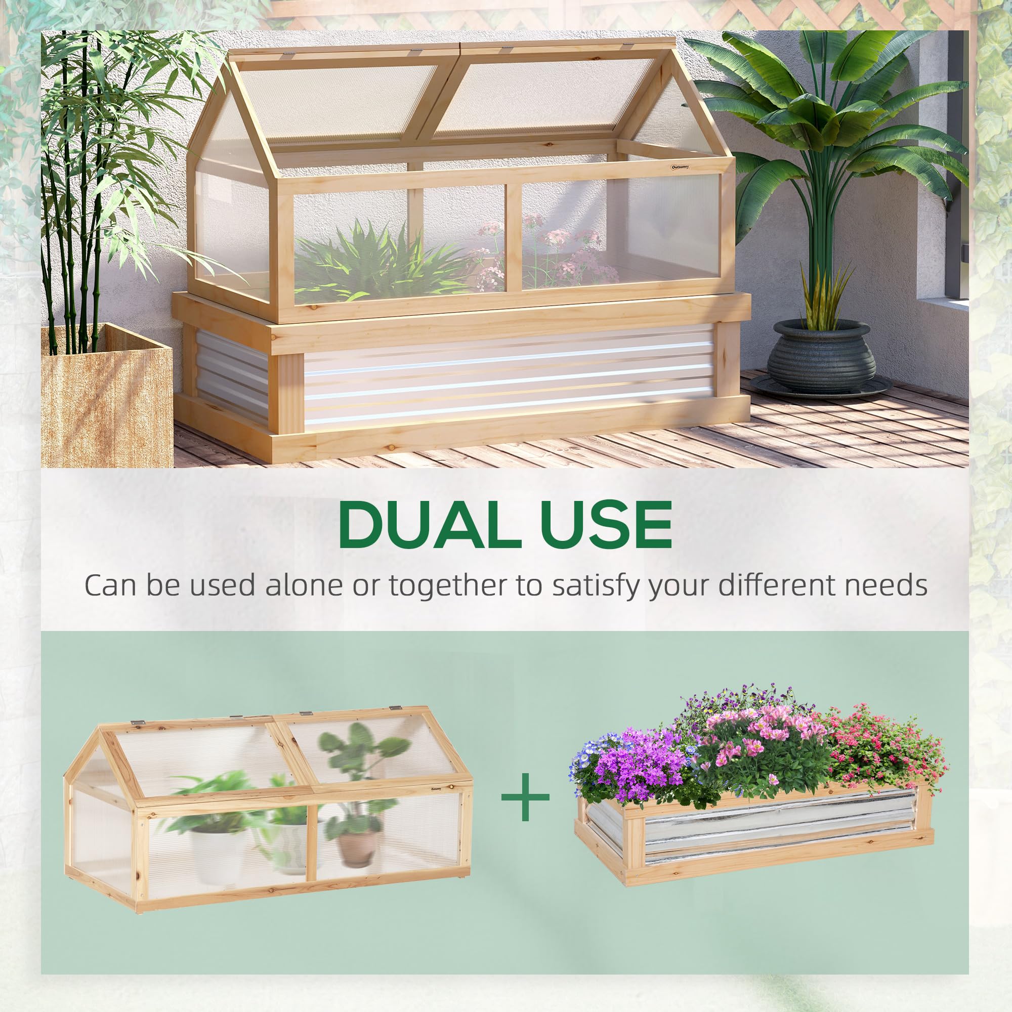 Raised Garden Bed, Polycarbona - Raised Garden Bed 评论和价格