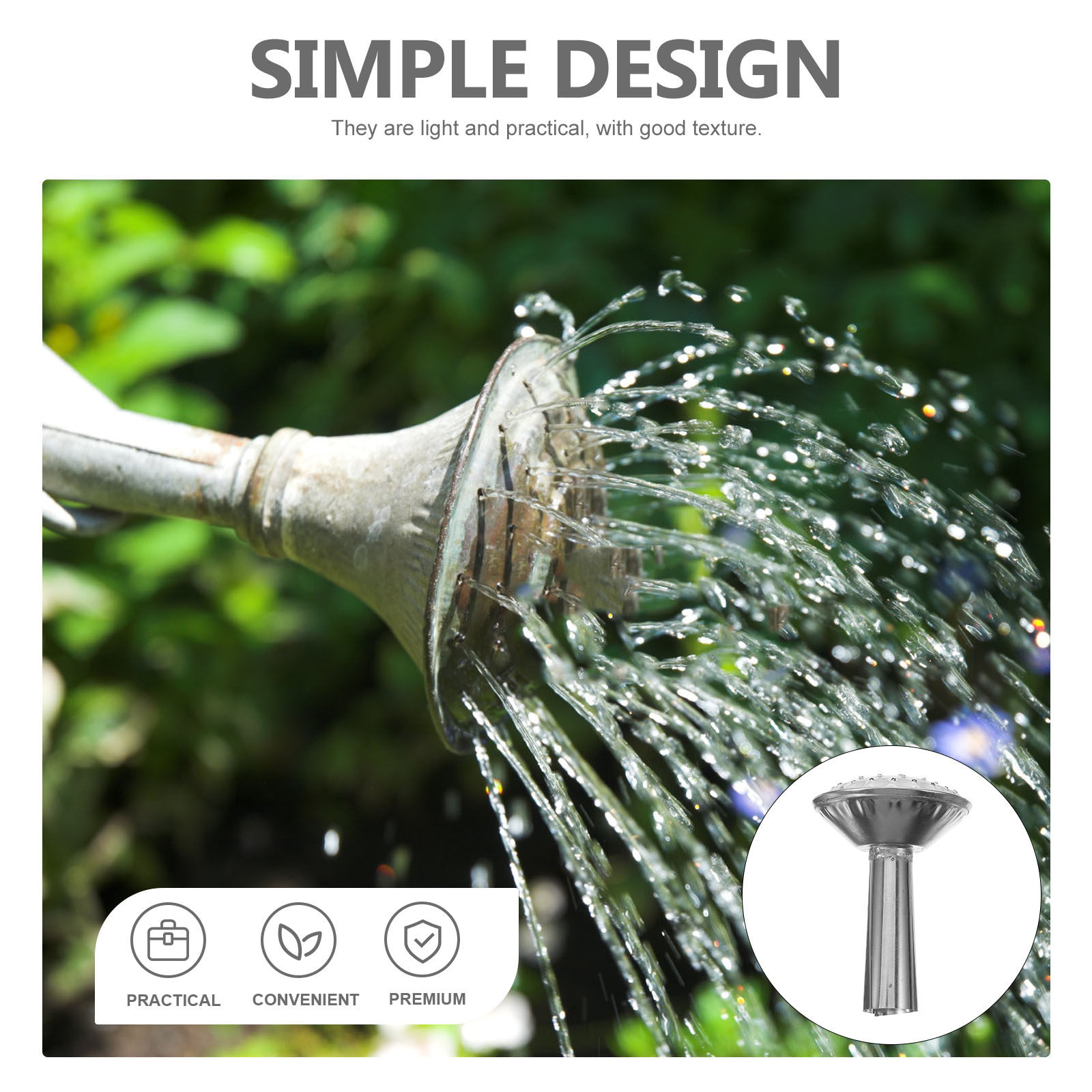 Stainless Steel Water Can Spra - Watering Can 评论和价格