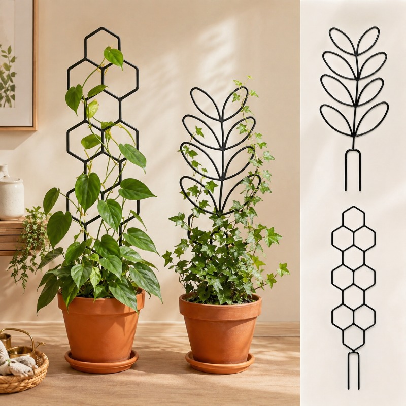 2/4pcs Plant Support Fixed Fra - Indoor Herb Garden 评论和价格