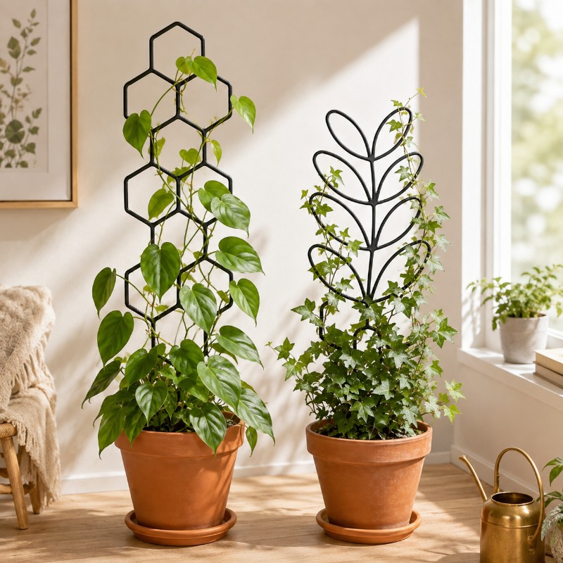 2/4pcs Plant Support Fixed Fra - Indoor Herb Garden 评论和价格