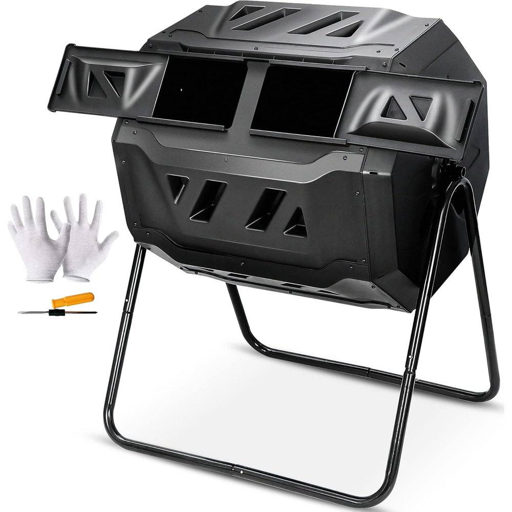 43 Gallon Compost Tumbler Bin  - Compost Bin 评论和价格