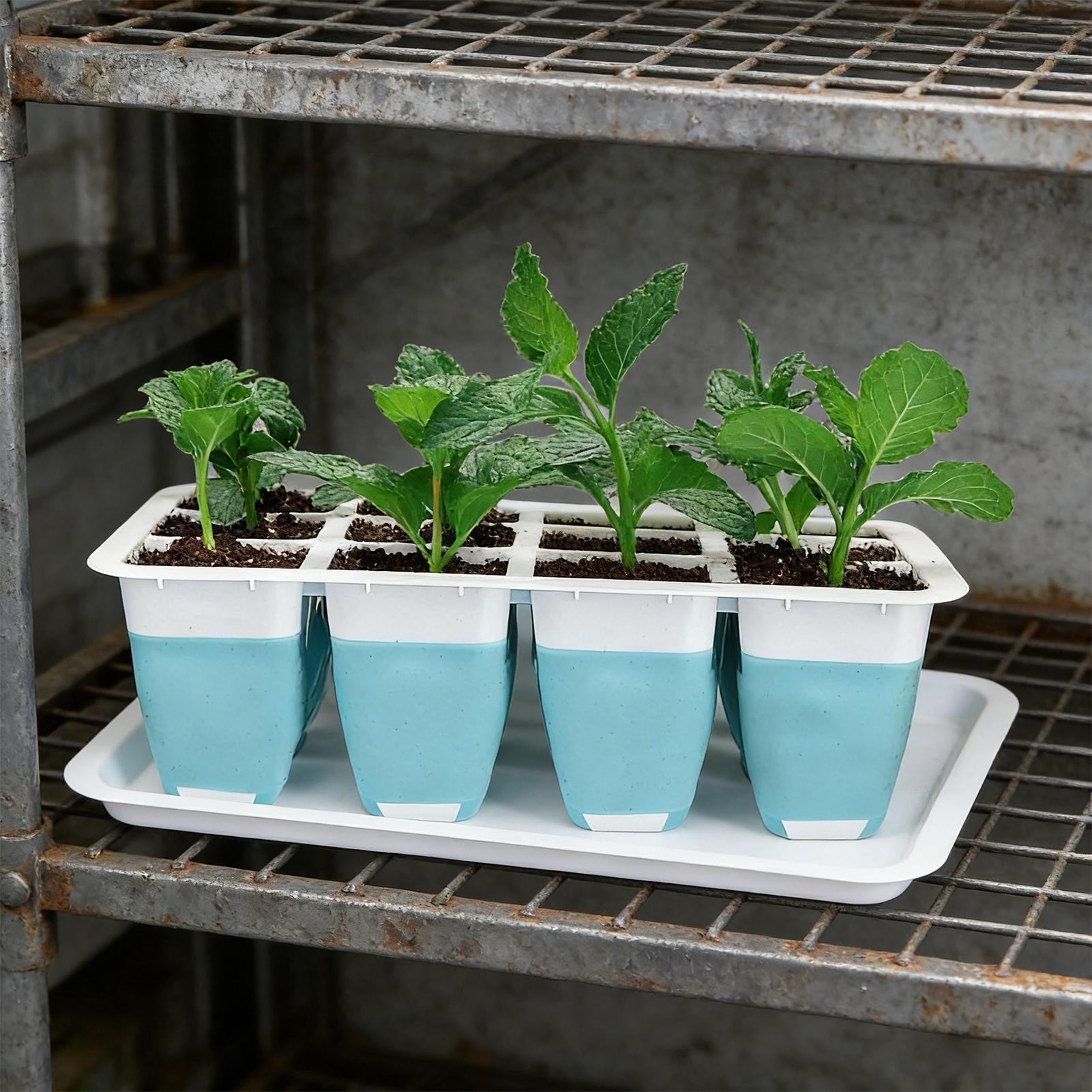 5 Pack Silicone Seed Starter T - Seed Starter Tray 评论和价格