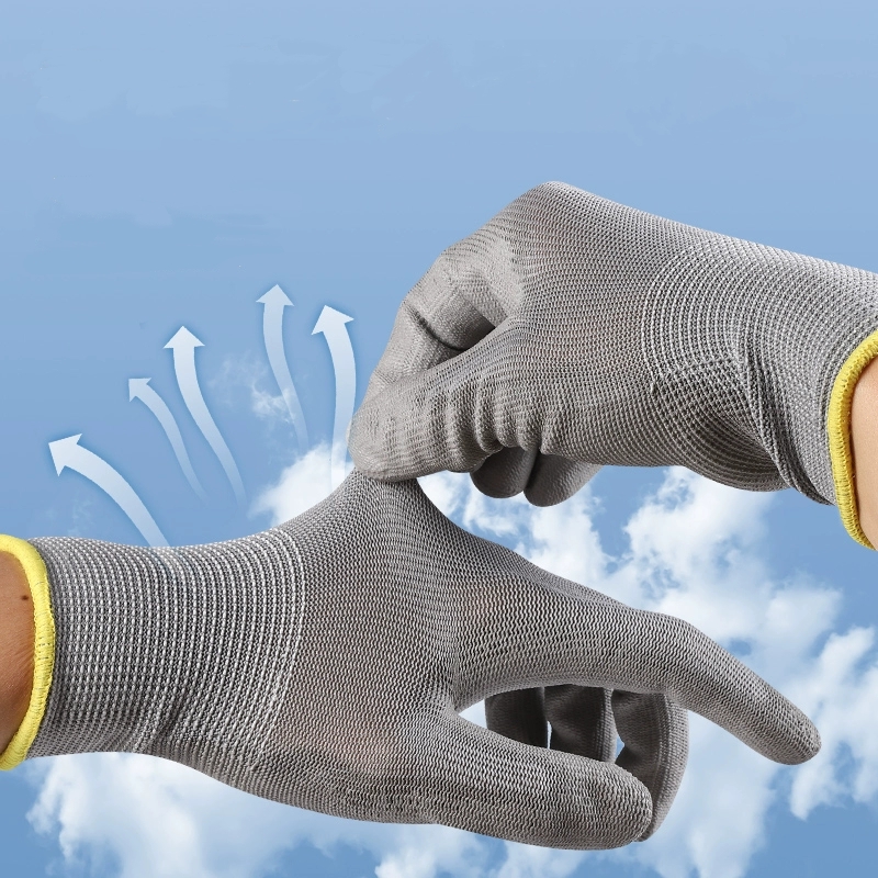 20PCS Safety Work Gloves PU Pa - Garden Gloves 评论和价格