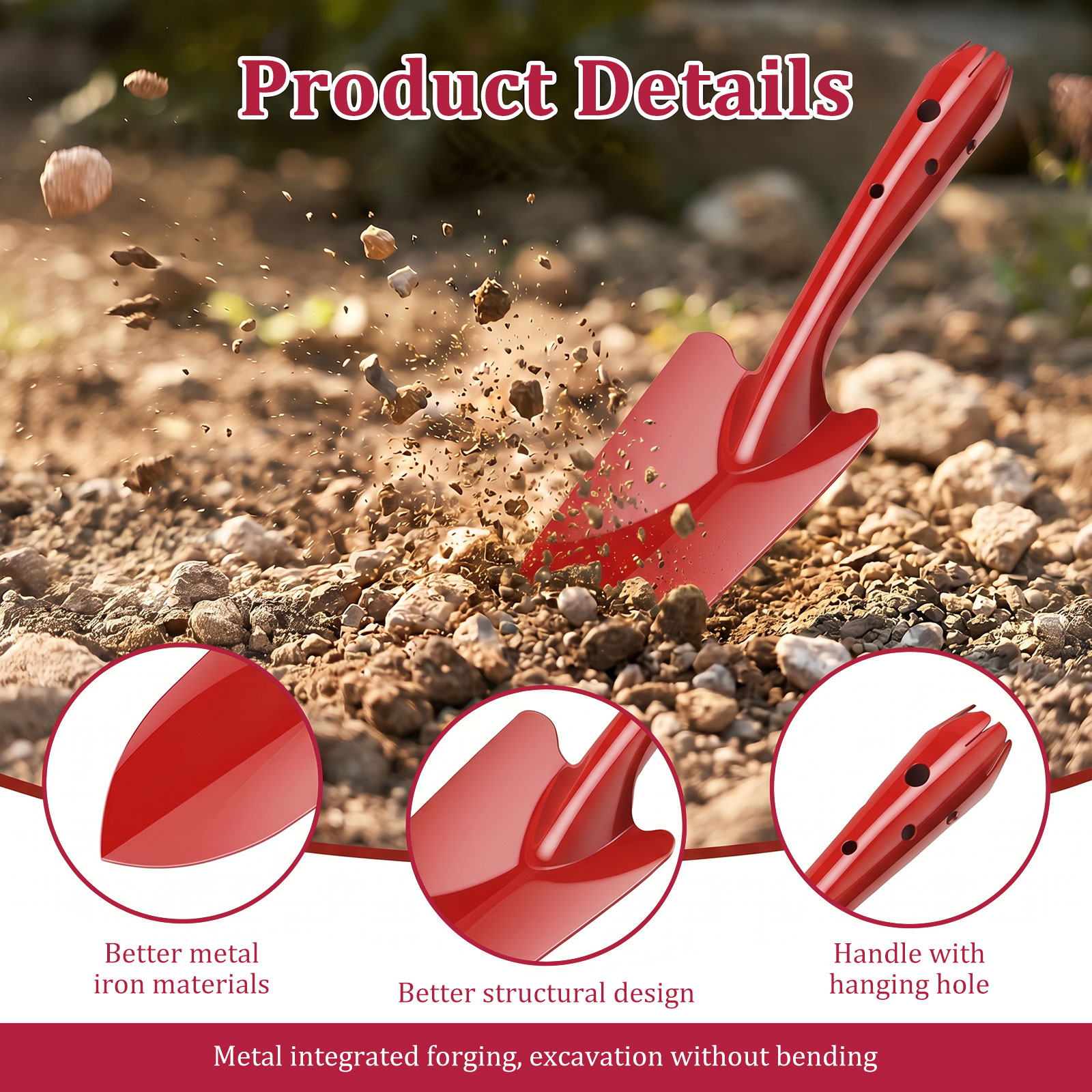 Garden Trowel Rust Resistant M - Trowel Garden Tools 评论和价格