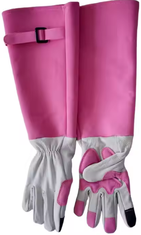 Long Sleeve Gardening Gloves P - Garden Gloves 评论和价格