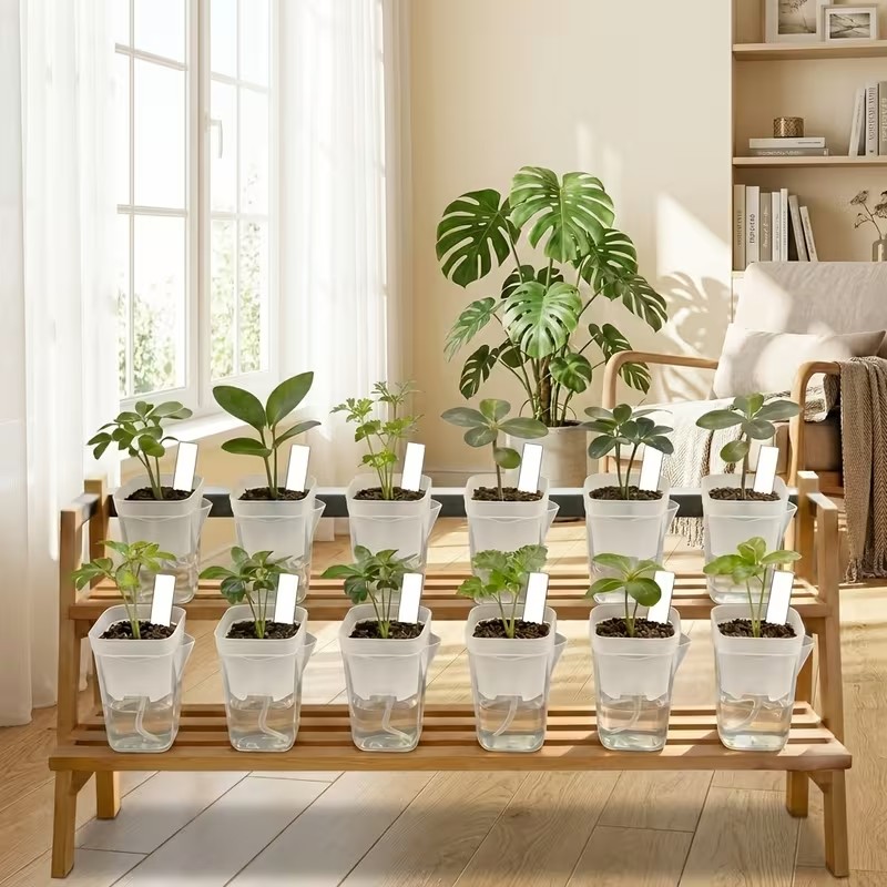 16/32 Pack Self-Watering Plant - Self Watering Planter 评论和价格