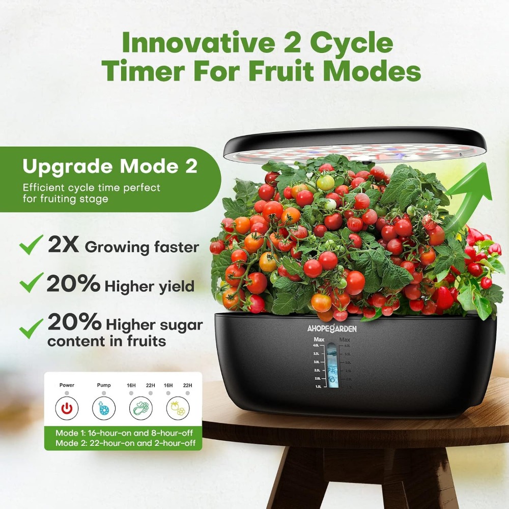 12 Pod Hydroponic Garden with  - Hydroponic Kit 评论和价格
