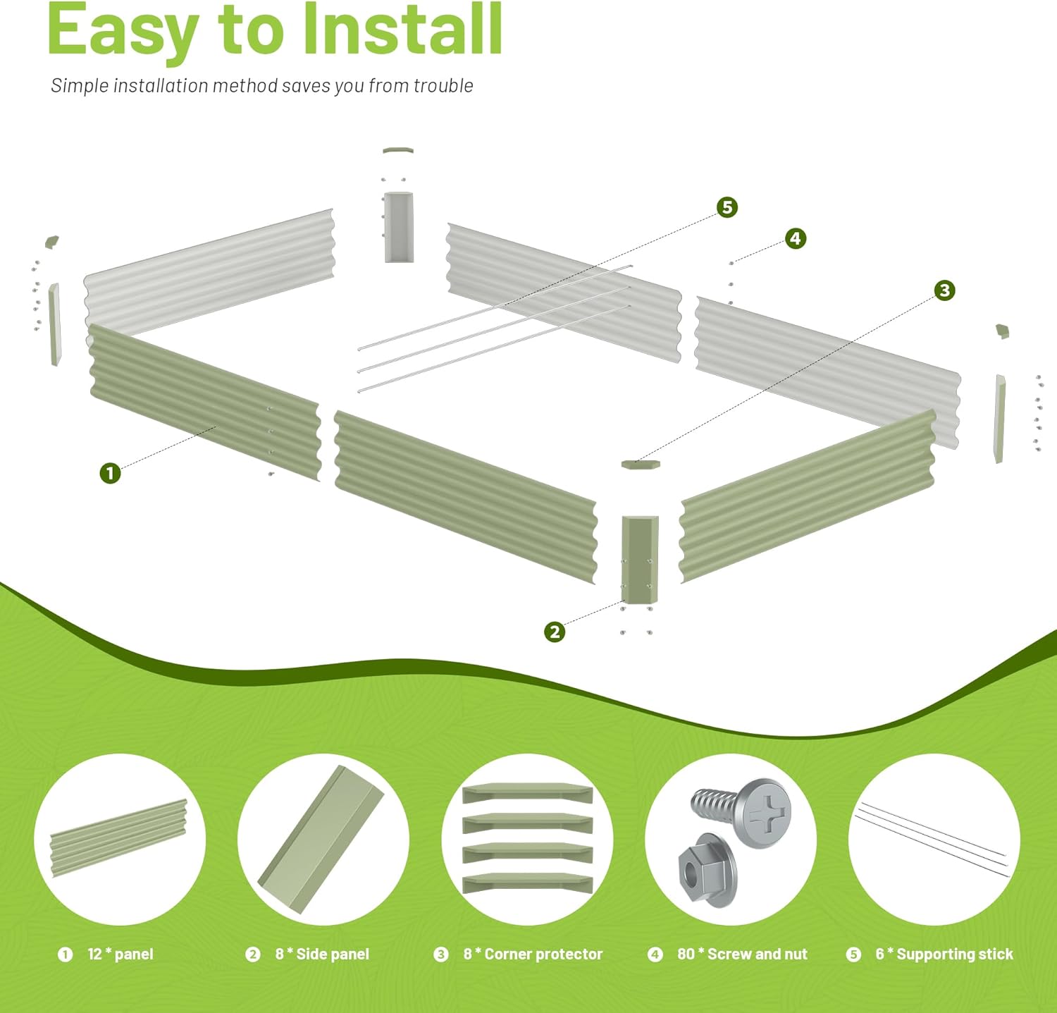 Outdoor Vegetable Gardening Me - Raised Garden Bed 评论和价格