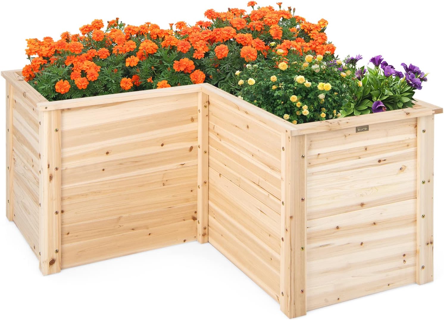 Outdoor Solid Wood Raised Gard - Raised Garden Bed 评论和价格