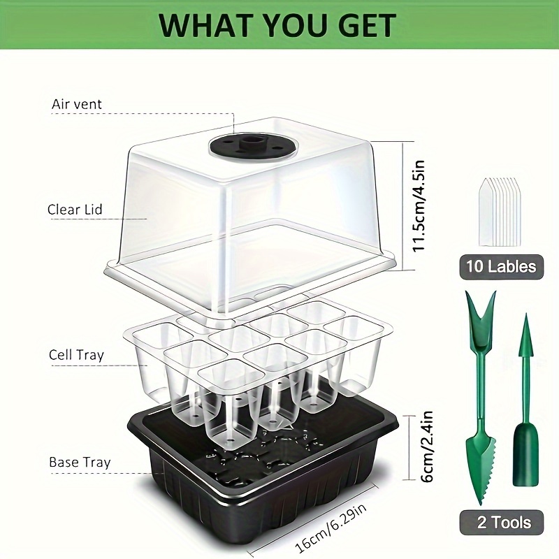 Seedling Starter Kit - 1/2/3 S - Grow Light Led 评论和价格