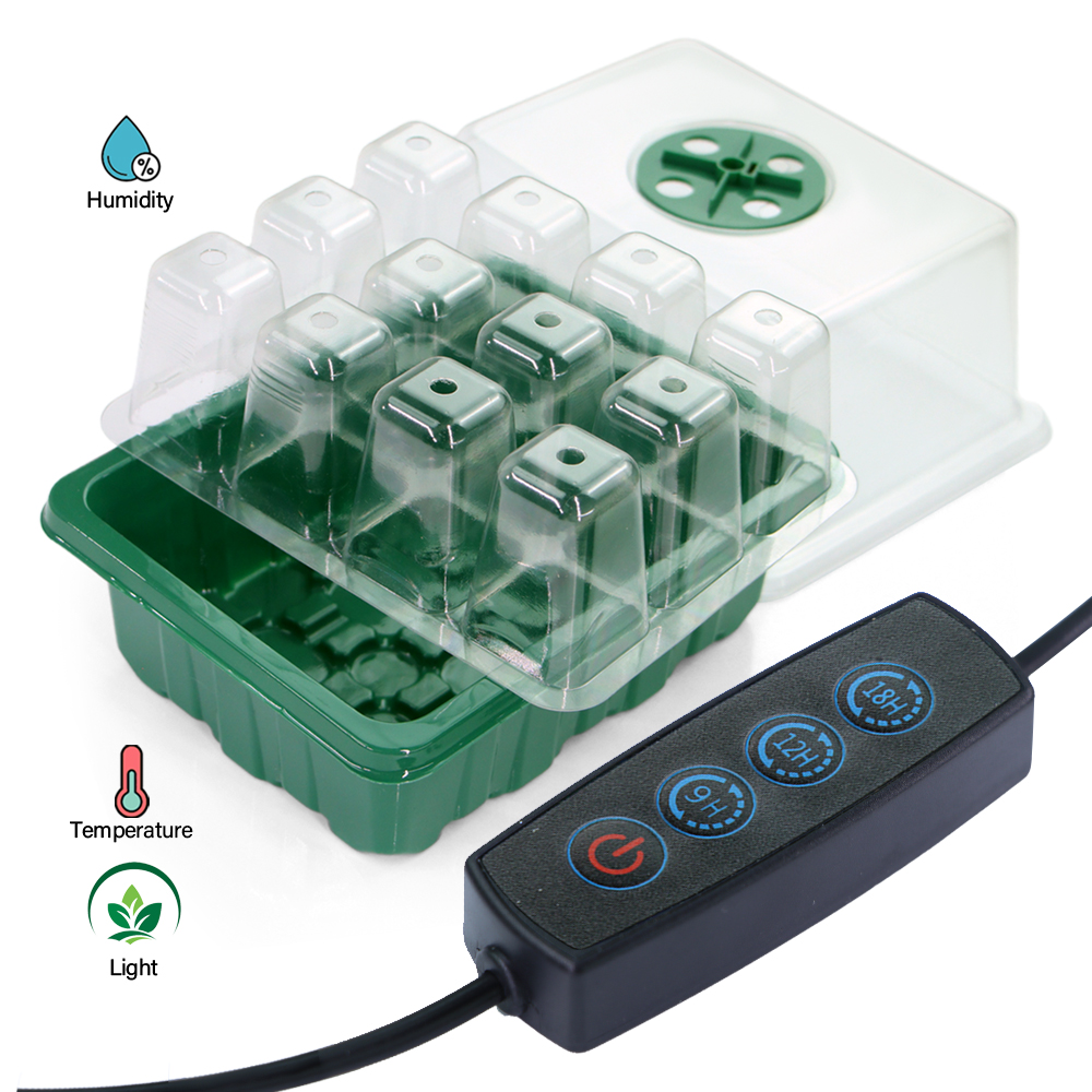 LED Nursery Pots with Grow Lig - Seed Starter Tray 评论和价格
