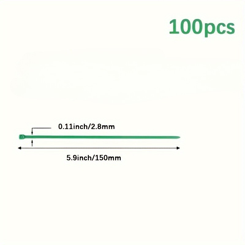 100pcs Garden Cable Tie, Plant - Plant Pot 评论和价格