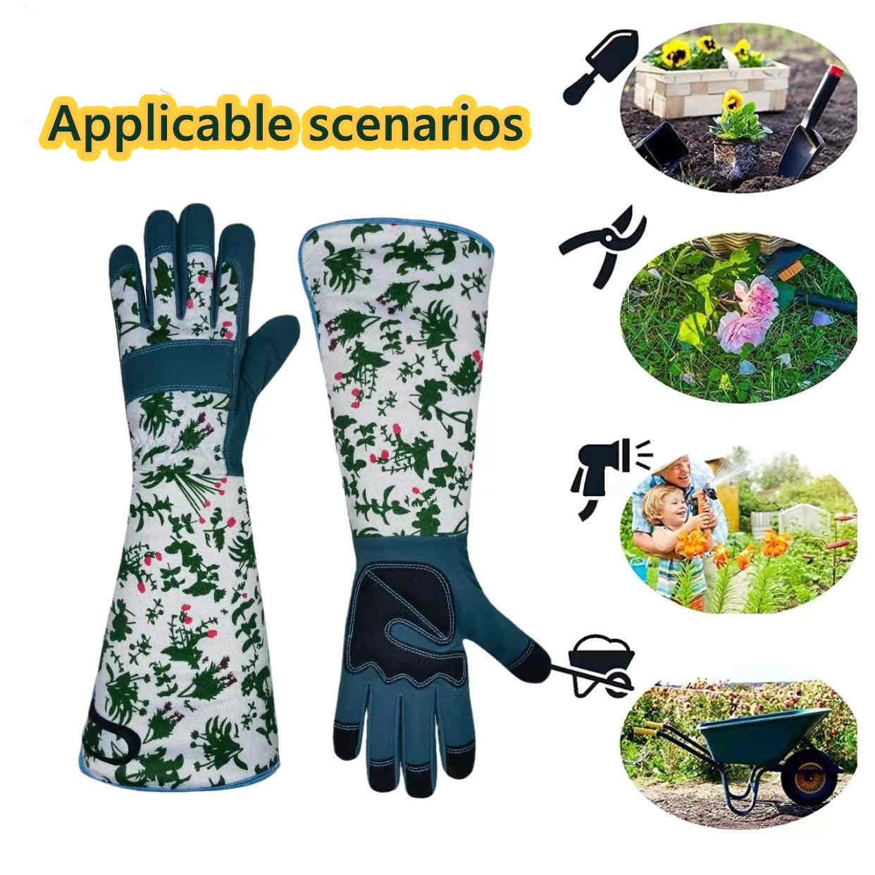 Women's Long Sleeve Gardening  - Garden Gloves 评论和价格