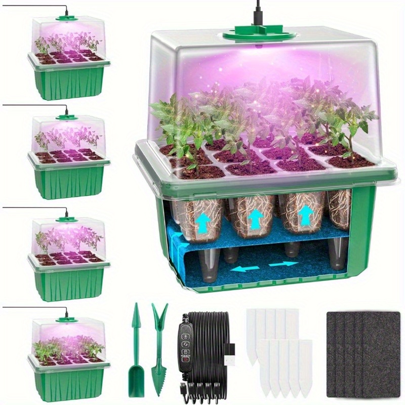LED Grow Light Garden Plant Su - Seed Starter Tray 评论和价格